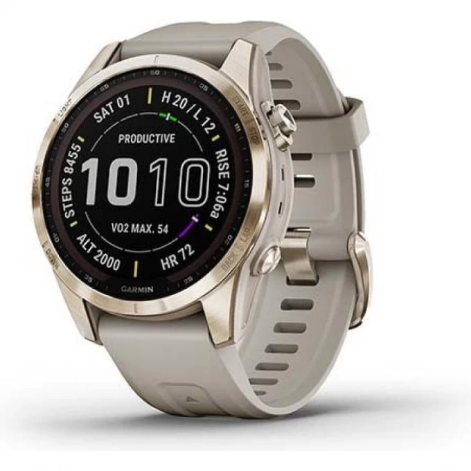 Часы GARMIN FENIX 7S SAPPHIRE SOLAR CREAM GOLD TITANIUM WITH LIGHT SAND BAND 11154 Часы GARMIN FENIX 7S SAPPHIRE SOLAR CREAM GOLD TITANIUM WITH LIGHT SAND BAND 11154