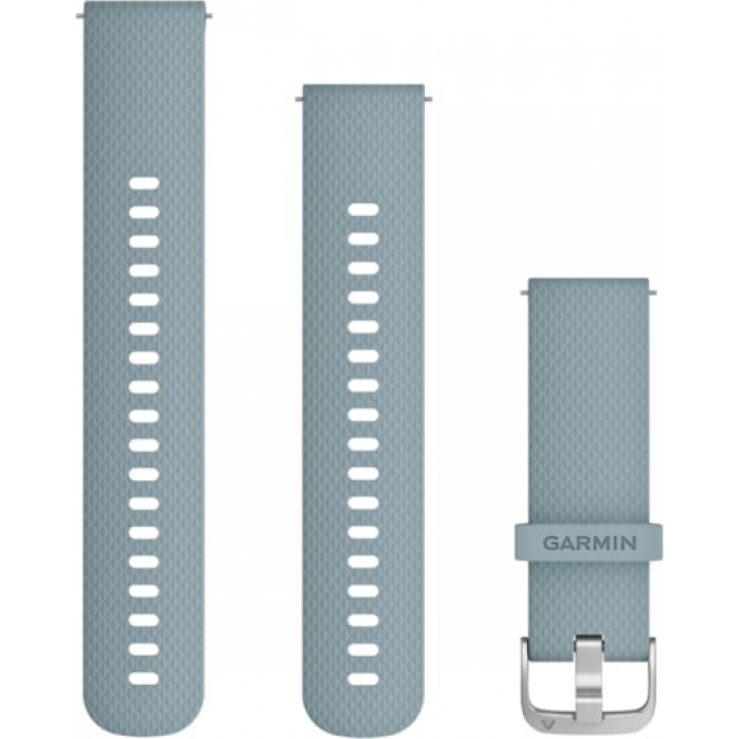 Ремешок GARMIN QUICK RELEASE BAND 20MM SEA FOAM/SILVER 10584 Ремешок GARMIN QUICK RELEASE BAND 20MM SEA FOAM/SILVER 10584