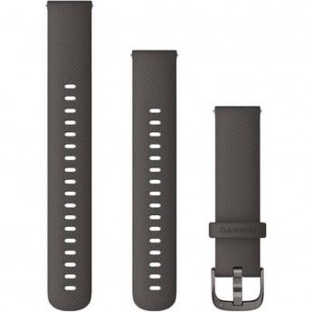 Ремешок GARMIN QUICK RELEASE BANDS (18 MM) GRAPHITE WITH SLATE HARDWARE