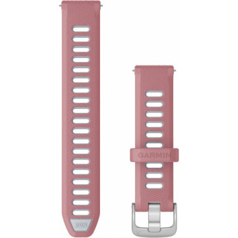 Ремешок GARMIN QUICK RELEASE BANDS (18 MM) PINK/WHITESTONE WITH SILVER HARDWARE