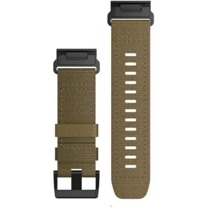 Тканевый ремешок GARMIN QUICKFIT 26 для Tactix, Fenix 5X/6X/7X, Quatix, D2, Foretrex, Descent, тактический бежевый 010-13010-11 Тканевый ремешок GARMIN QUICKFIT 26 для Tactix, Fenix 5X/6X/7X, Quatix, D2, Foretrex, Descent, тактический бежевый 010-13010-11